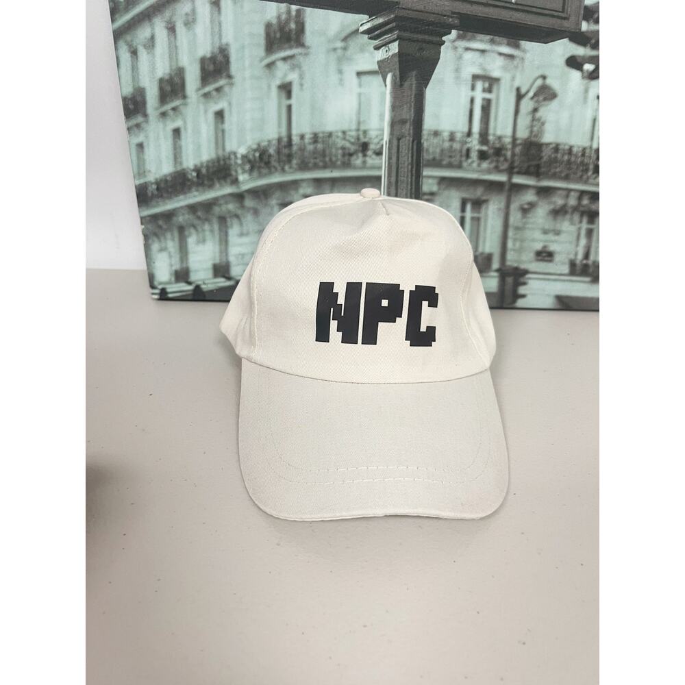 NPC Pixel Gamer Baseball Cap, Adjustable Funny Gamer Hat